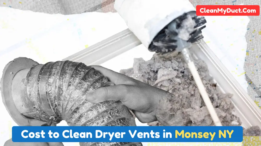 Cost to Clean Dryer Vents in Monsey NY